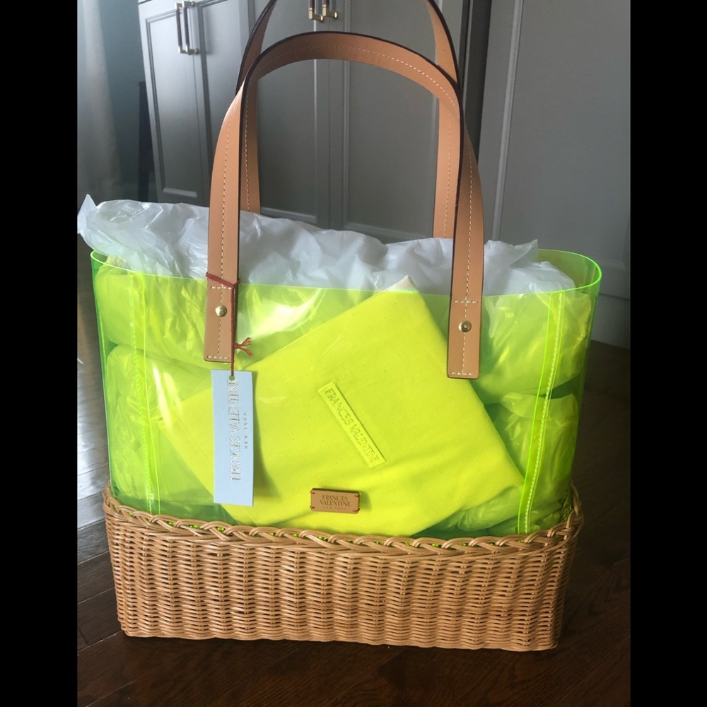FRANCES VALENTINE Large pvc shopper
